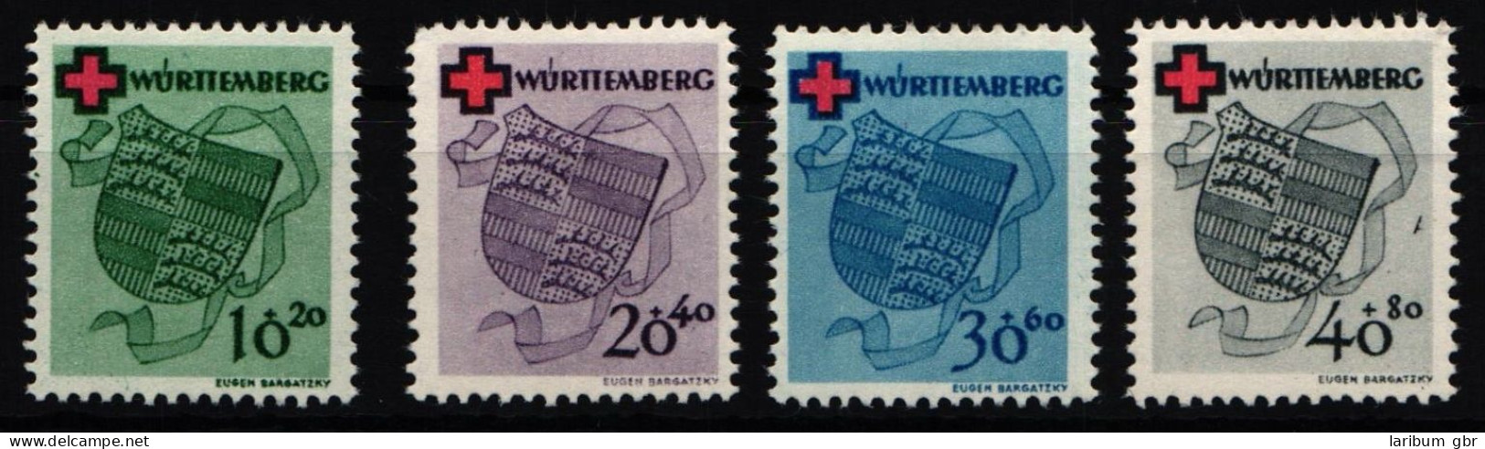 Französische Zone Württemberg 40 A-43 A Postfrisch #NL365 - Andere & Zonder Classificatie