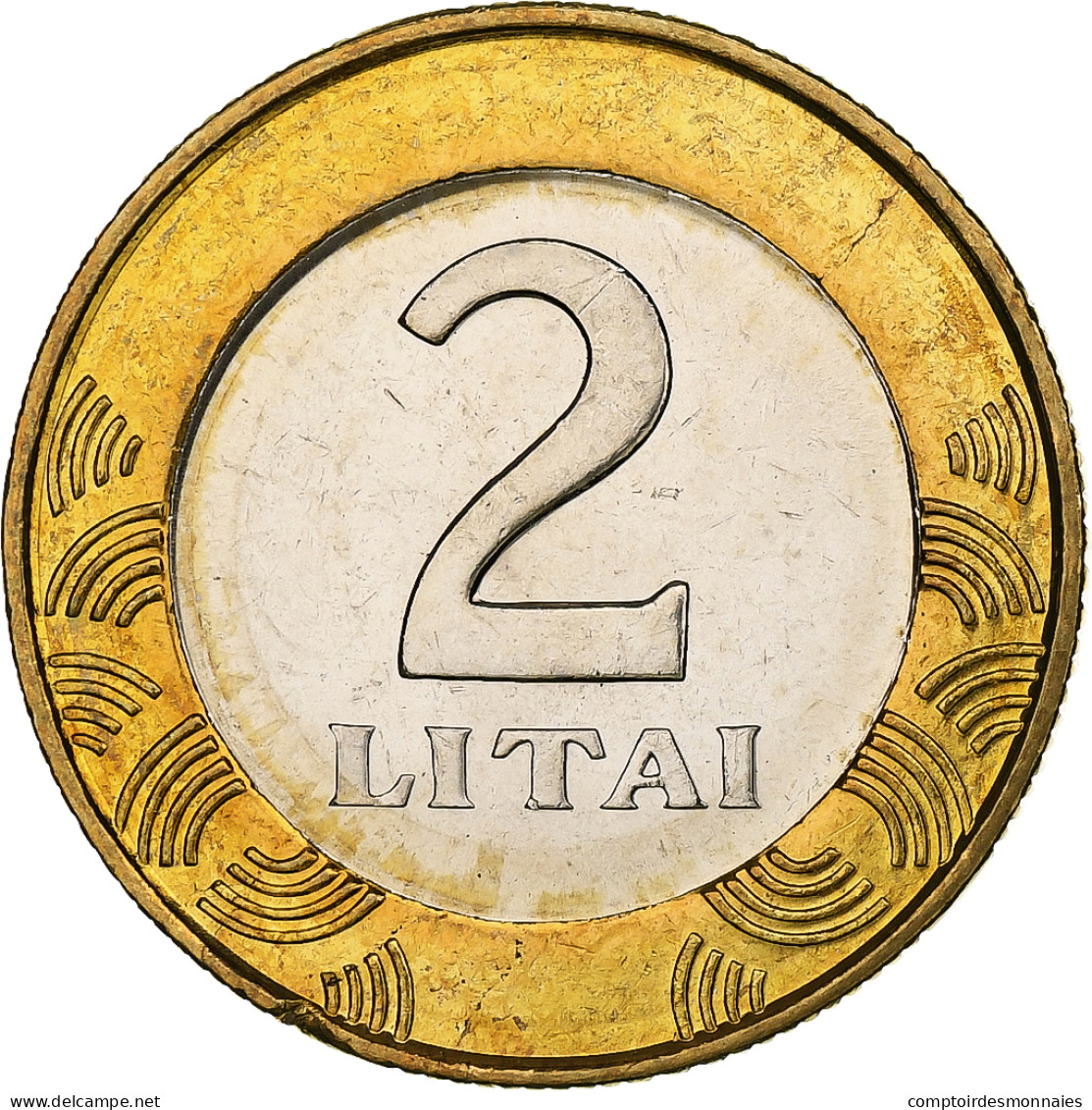Lituanie, 2 Litai, 1999, Bimétallique, SPL+, KM:112 - Lithuania