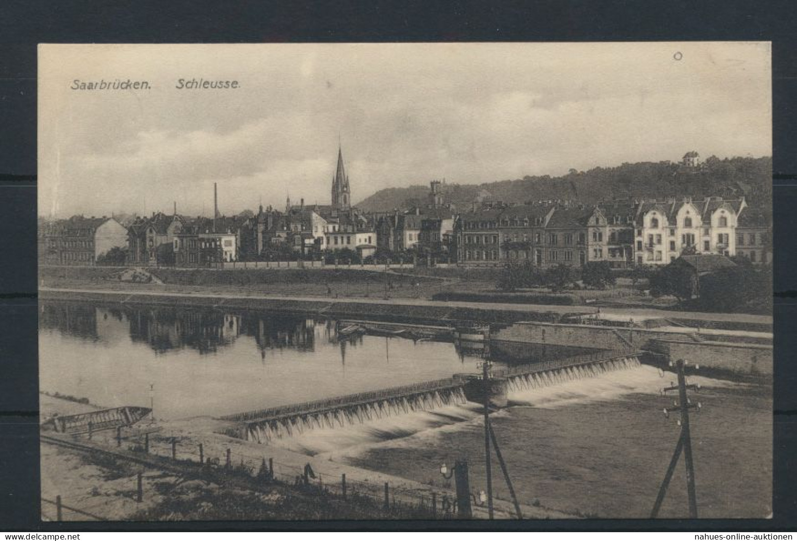 Ansichtskarte Saarbrücken Schleuse Saarland - Sonstige & Ohne Zuordnung