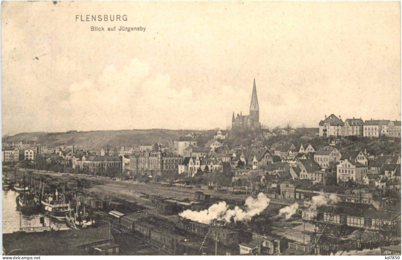 Flensburg - Blick Auf Jürgensby - Flensburg