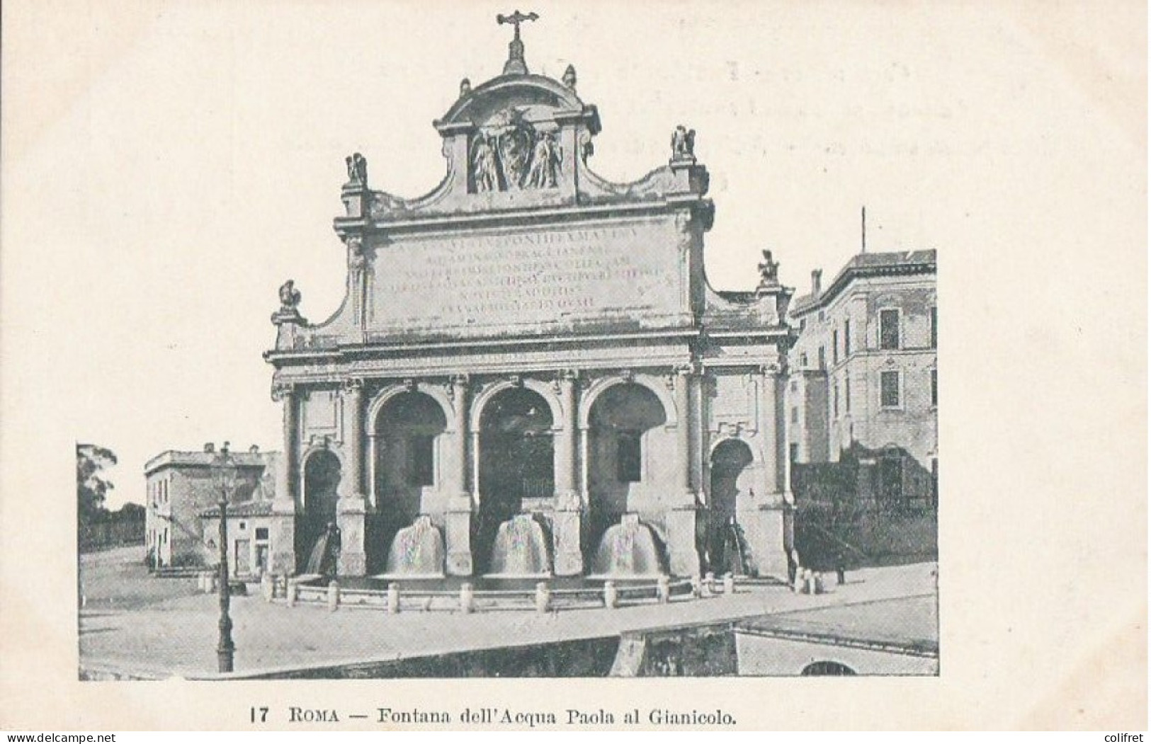 Lazio - Roma  -  Fontana Dell'Acqua Paola Al Gianicolo - Andere Monumente & Gebäude