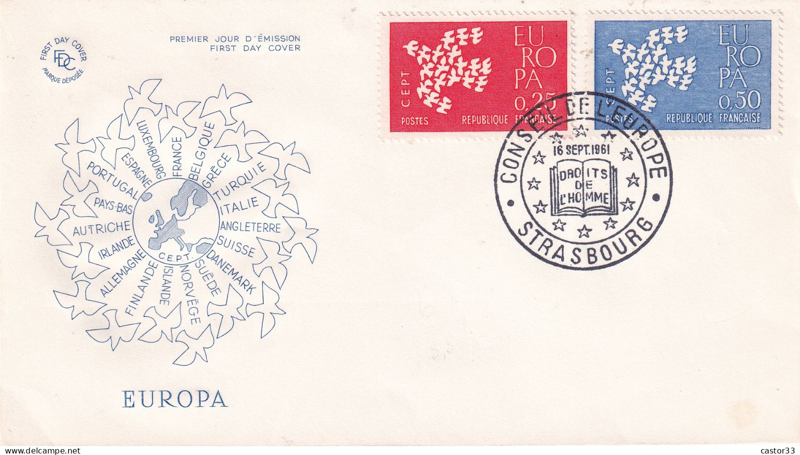 EUROPA, Conseil De L'Europe, 1961 - Autres & Non Classés