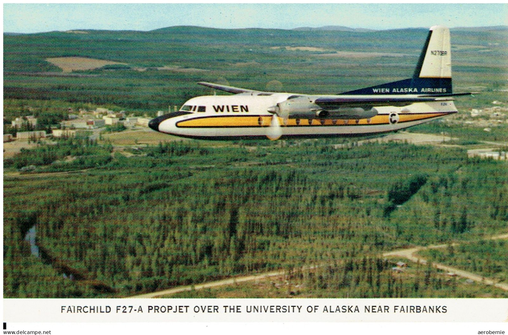 WIEN ALASKA AIRLINES - Fairchild F-27 (Airline Issue) - 1946-....: Modern Era