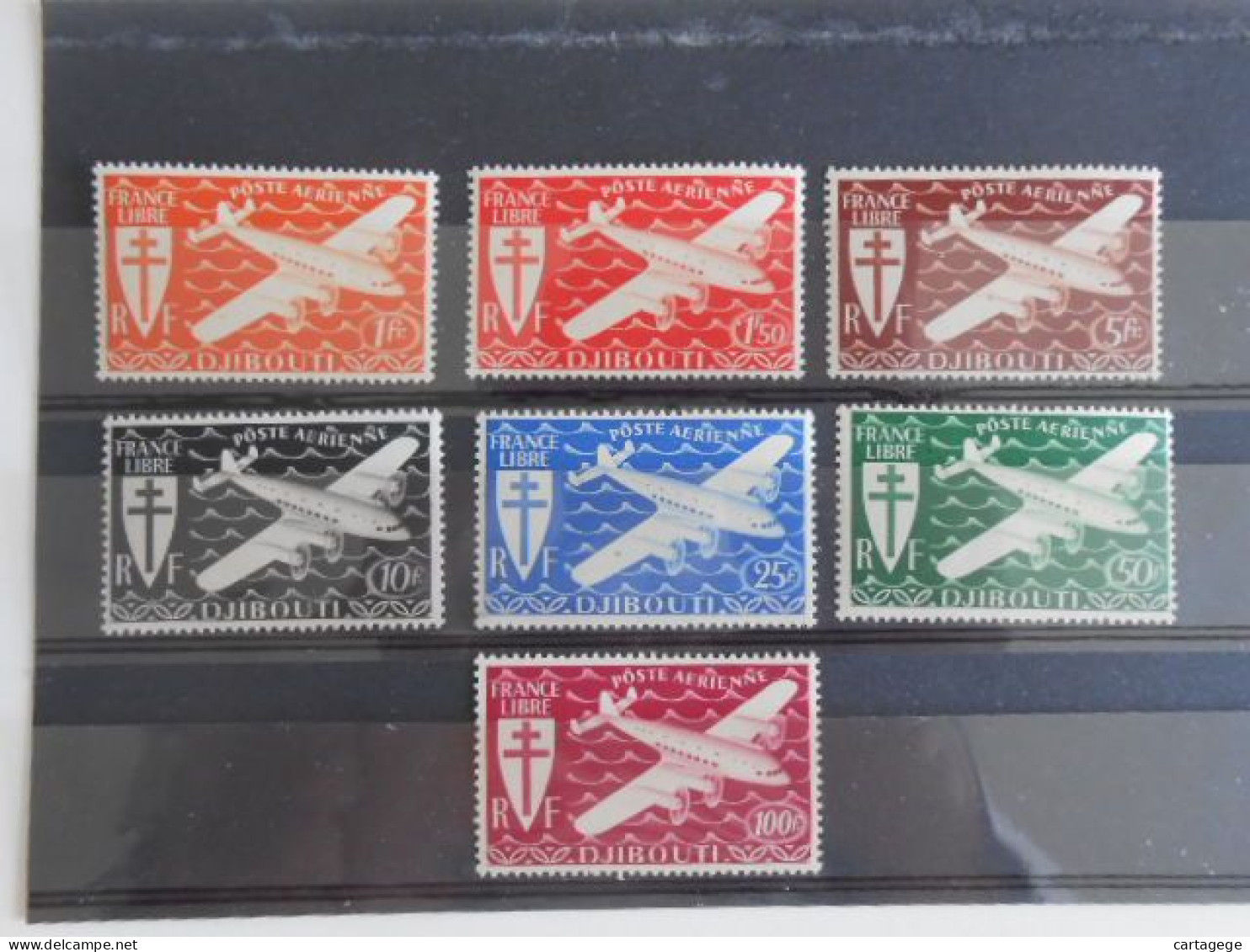 COTE DES SOMALIS YT 1/7 SERIE DE LONDRES** - Unused Stamps