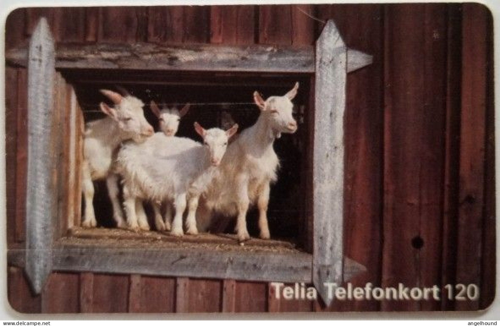 Sweden 120Mk. Chip Card - White Goats - Suède