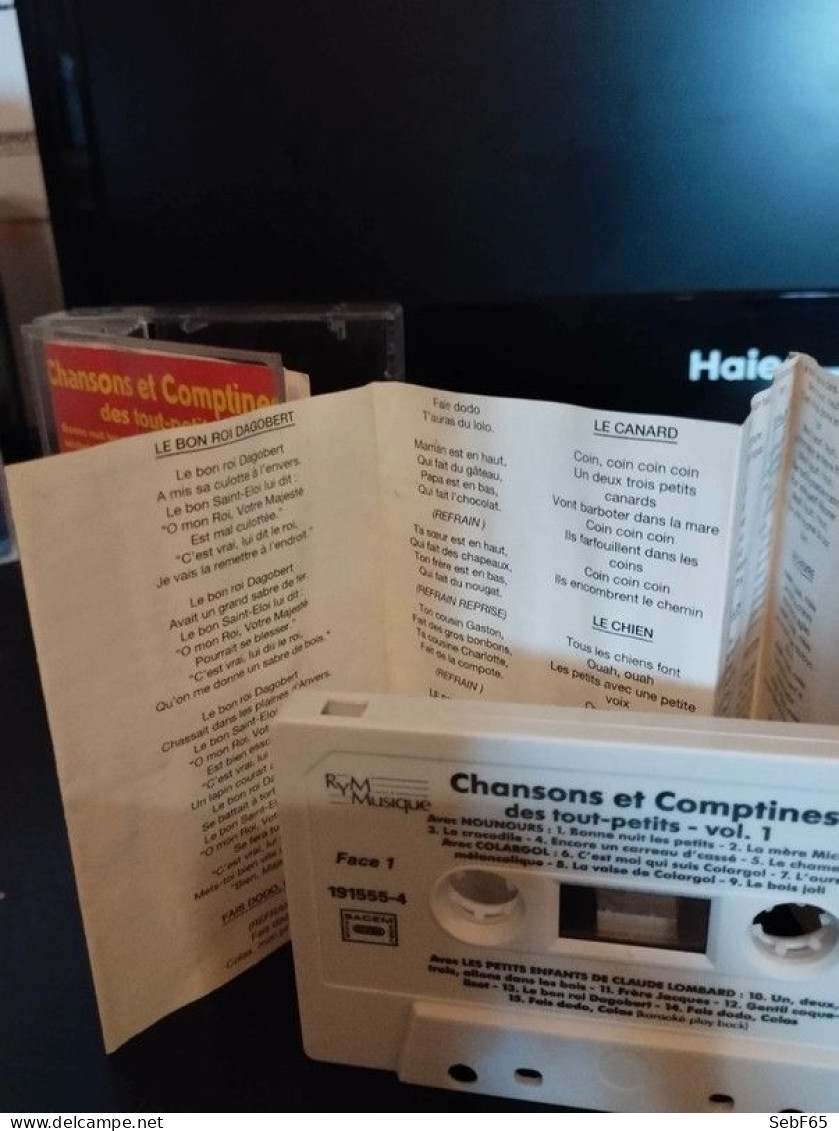 Cassette Audio Chansons Et Comptines Des Tout-petits - Cassettes Audio