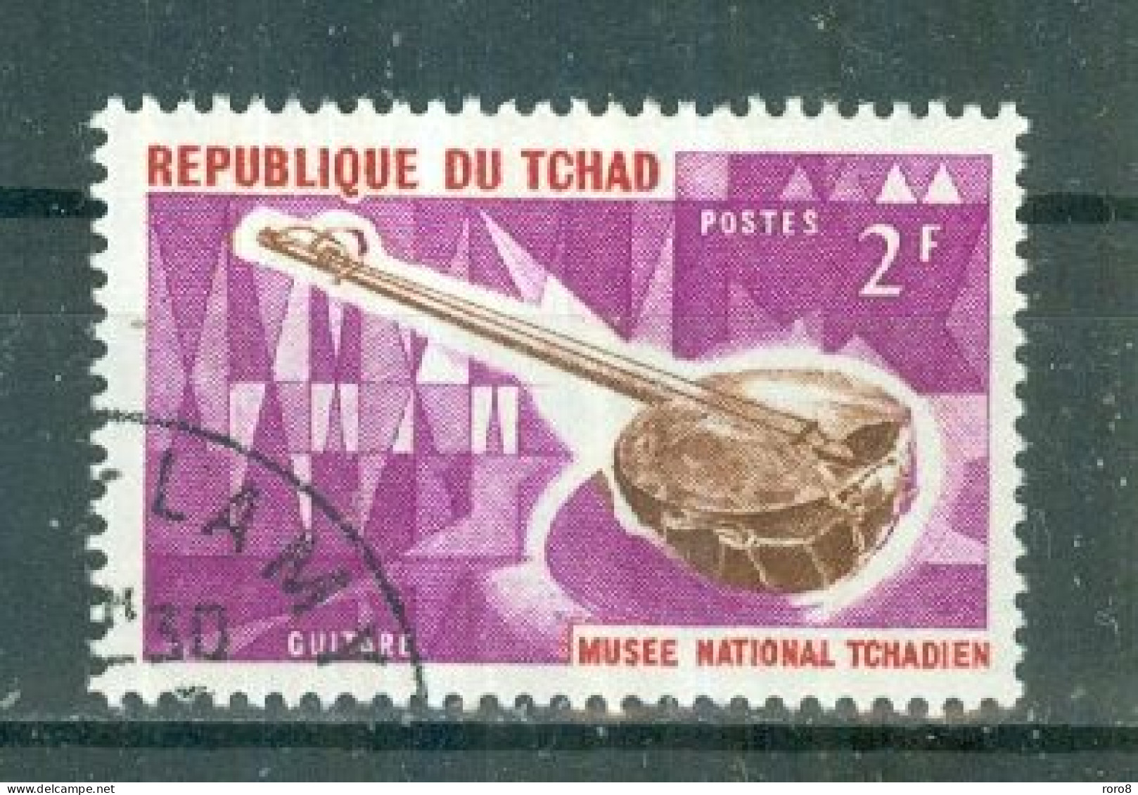 TCHAD - N°115 Oblitéré. -  Instruments De Musique Du Musée National. Sujets Divers. - Musique
