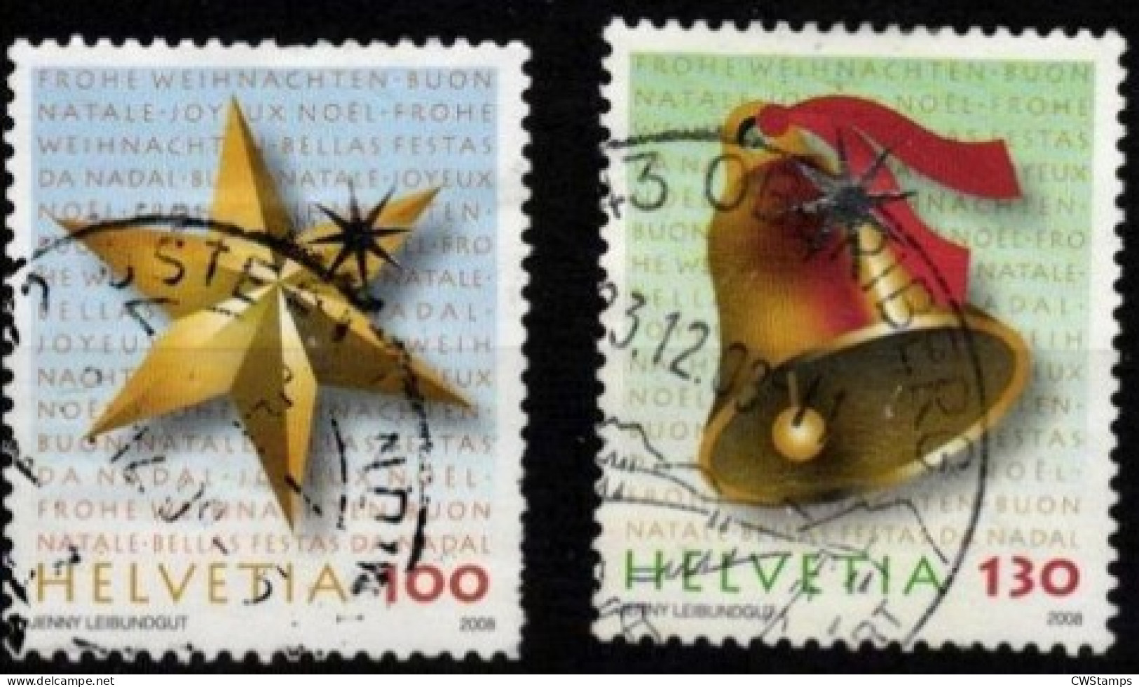 .. Zwitserland  2008Mi 2080/81 - Used Stamps