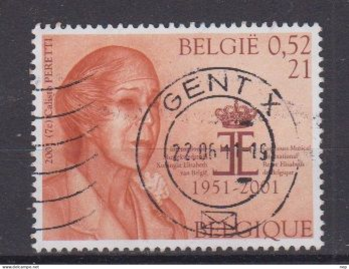 BELGIË - OPB - 2001 - Nr 2992 (GENT) - Gest/Obl/Us - Oblitérés