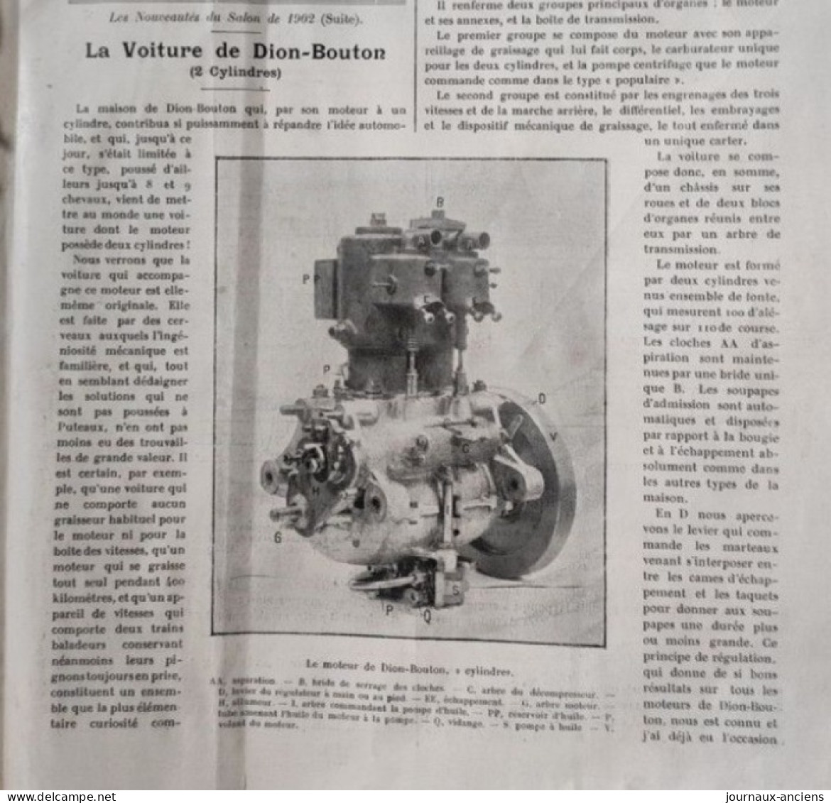 1903 LA LOCOMOTION - AUTOMOBILE EN AMÉRIQUE BAKER - VOITURE DE DION BOUTON - CARBURATEUR PIPE - BOIZIER - MICHELIN - 1900 - 1949