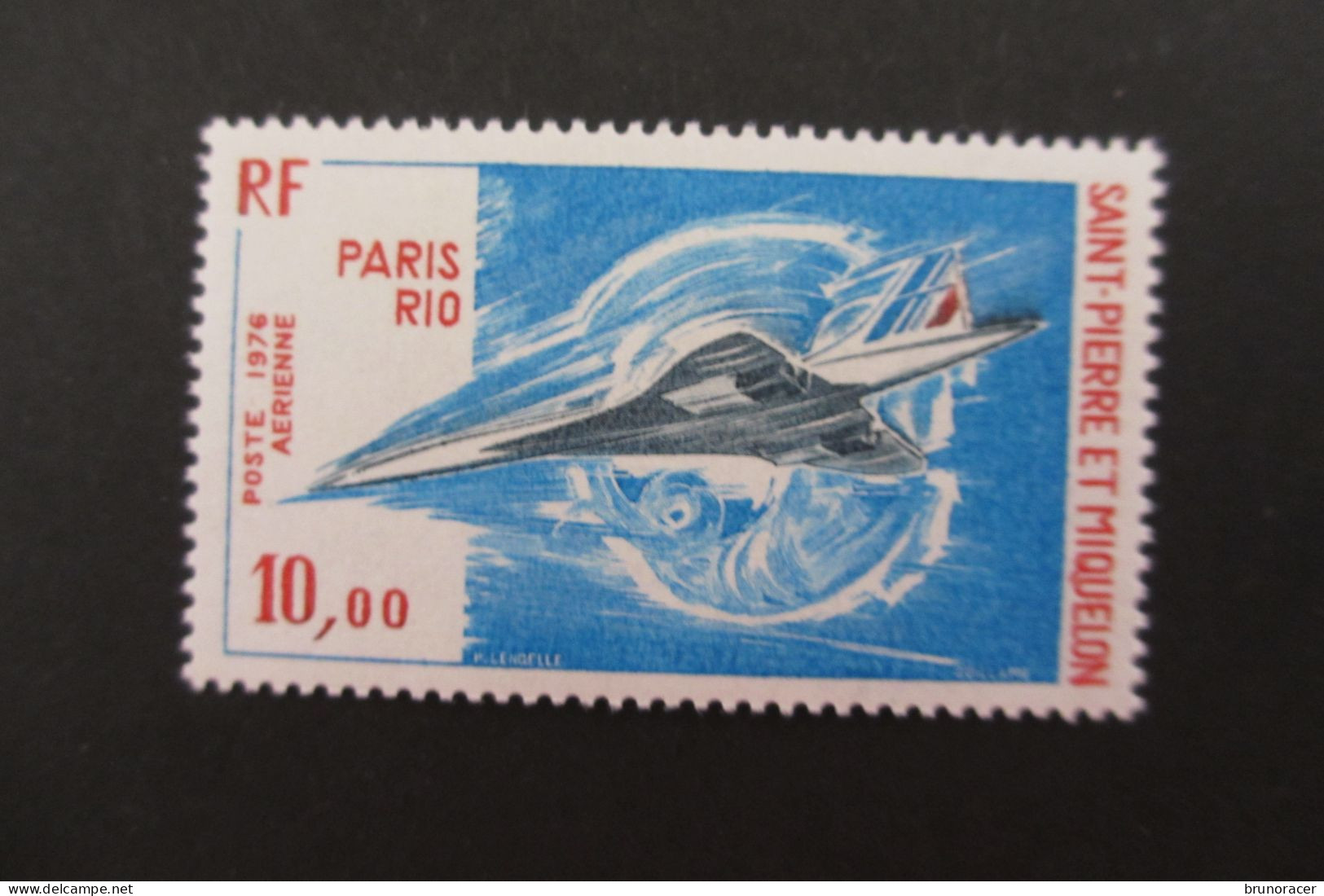 St PIERRE & MIQUELON POSTE AERIENNE N°62 NEUF** TTB COTE 40 EUROS  VOIR SCANS - Unused Stamps
