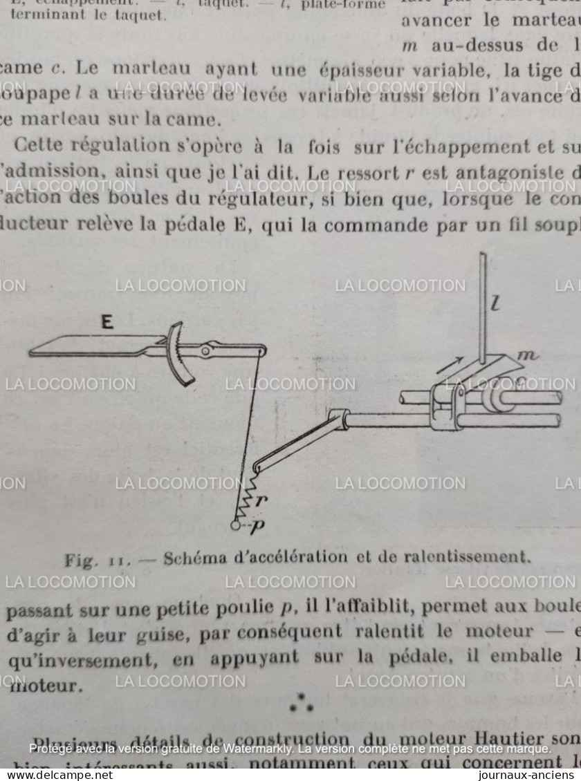 1902 Rare Revue Automobile " LA LOCOMOTION " - LA VOITURE HAUTIER - DOUBLE PHAÉTON 2 CYLINDRES