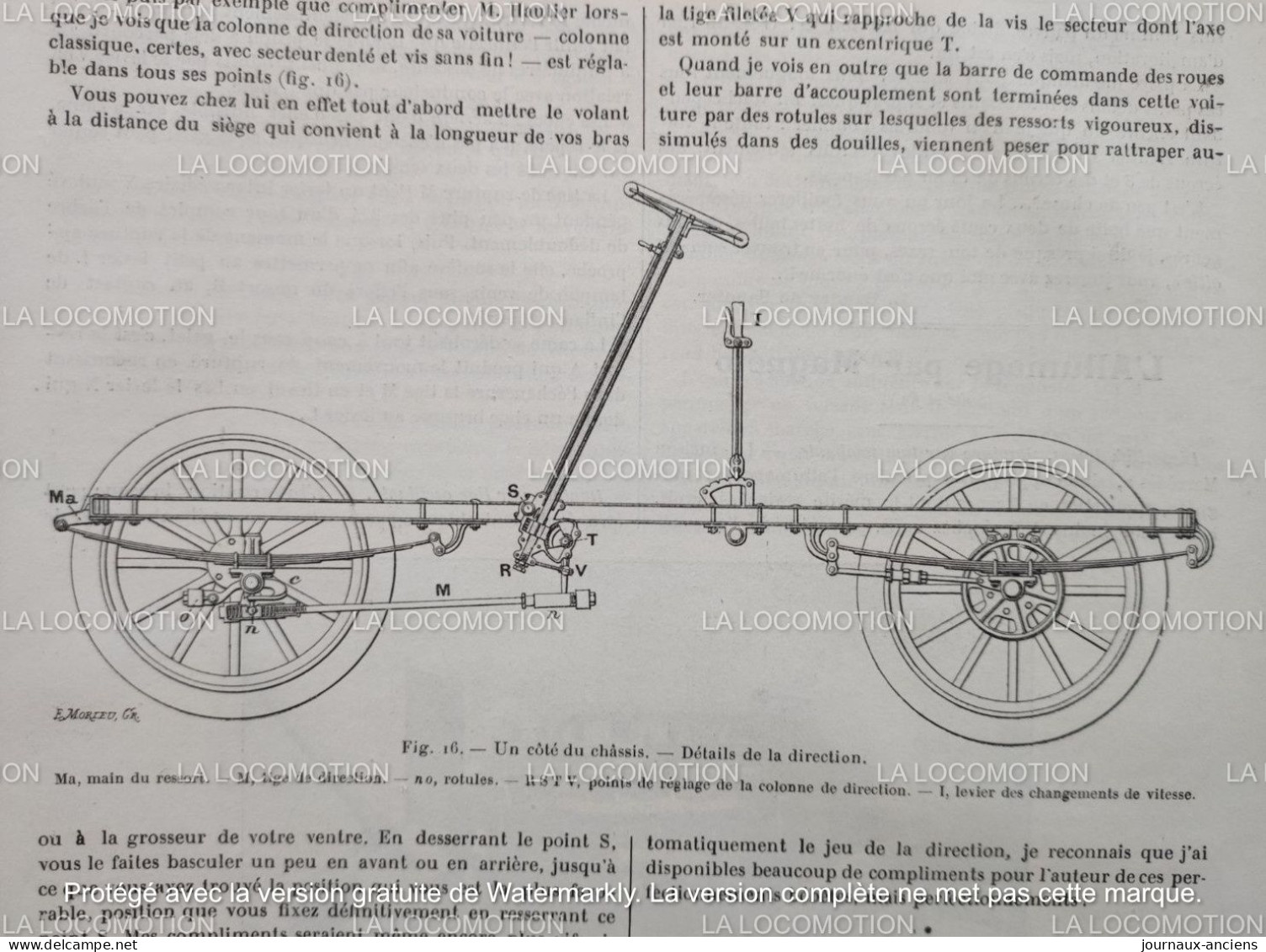 1902 Rare Revue Automobile " LA LOCOMOTION " - LA VOITURE HAUTIER - DOUBLE PHAÉTON 2 CYLINDRES