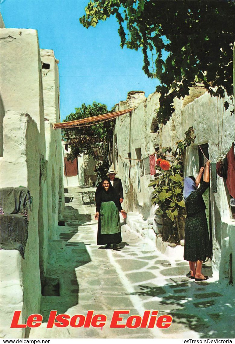 ITALIE - Isole Eolie - Rue - Animé - Colorisé - Carte Postale - Messina