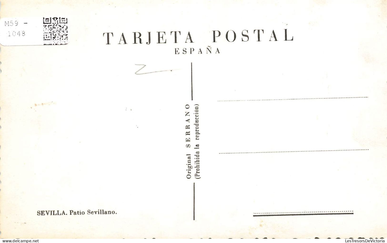 ESPAGNE - Sevilla - Patio Sevillano - Carte Postale - Sevilla