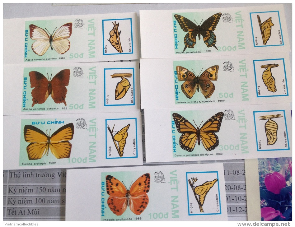 Vietnam Viet Nam MNH Imperf Stamps 1989 : Butterfly (Ms560) - Vietnam