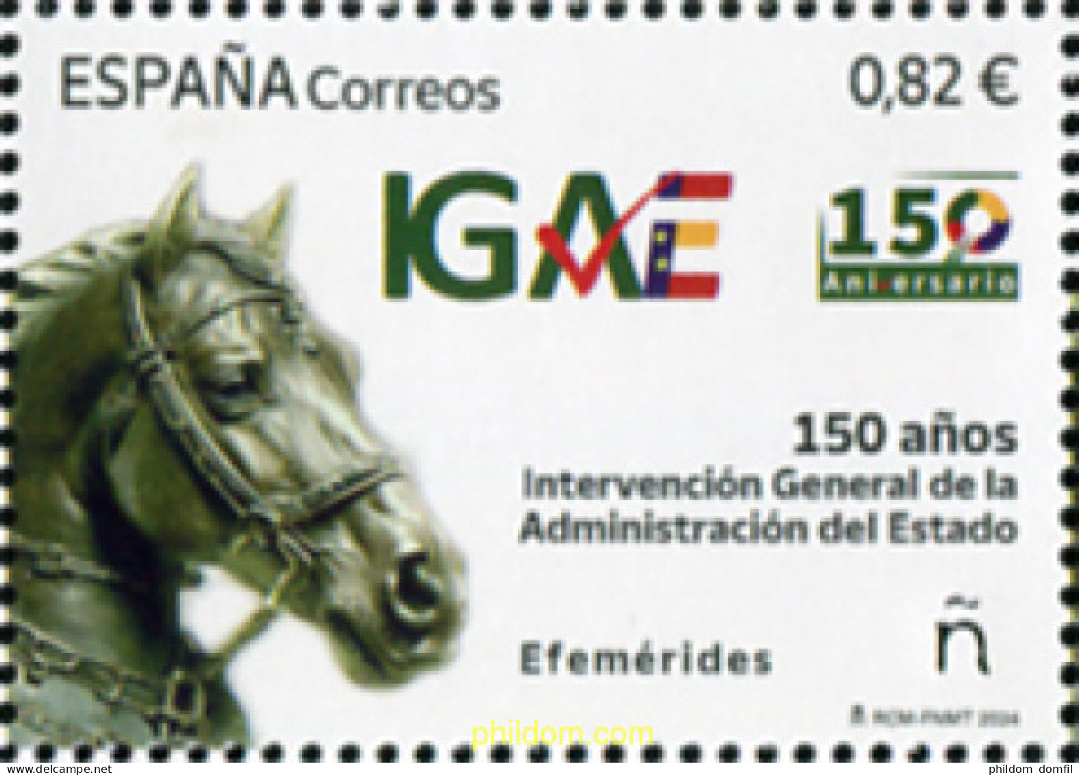 730068 MNH ESPAÑA 2024 EFEMÉRIDES. 150 AÑOS INTERVENCION GENERAL DE LA ADMON. DEL ESTADO (IGAE). - Unused Stamps