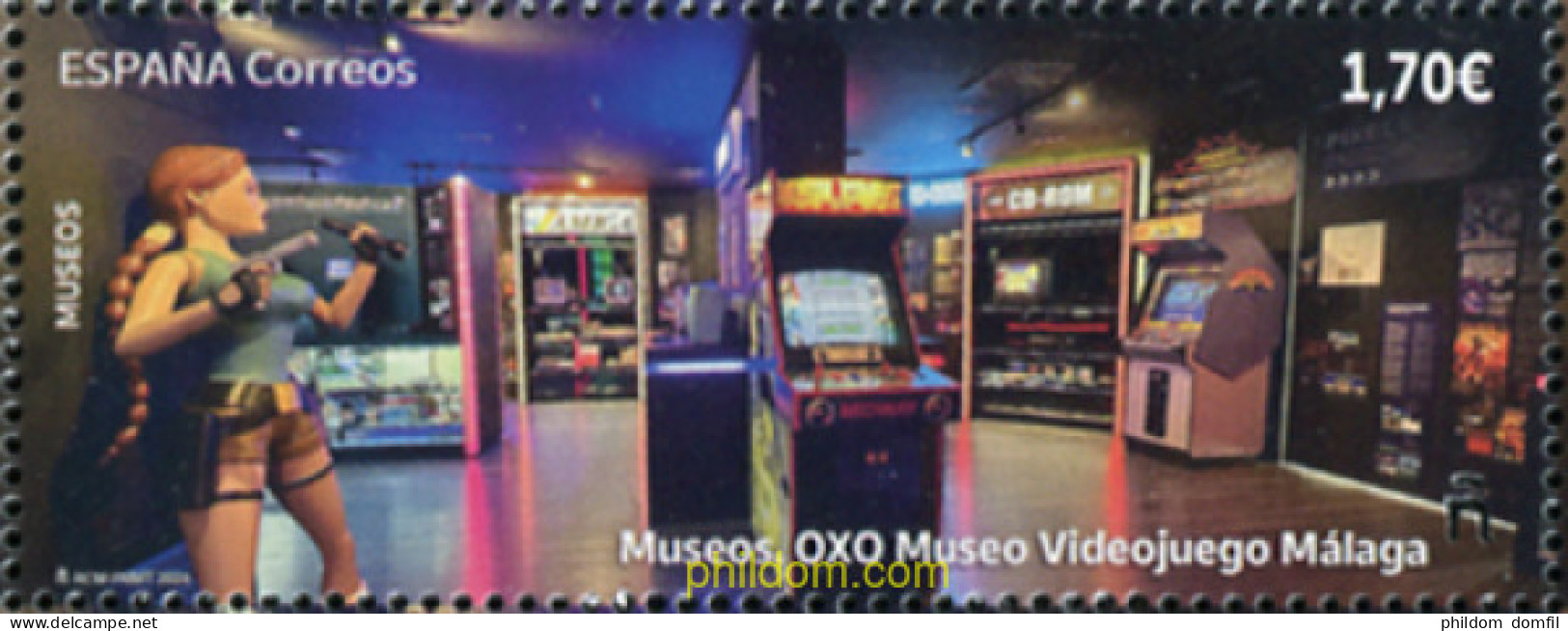 730077 MNH ESPAÑA 2024 MUSEOS. OXO MUSEO VIDEOJUEGO MÁLAGA. - Unused Stamps