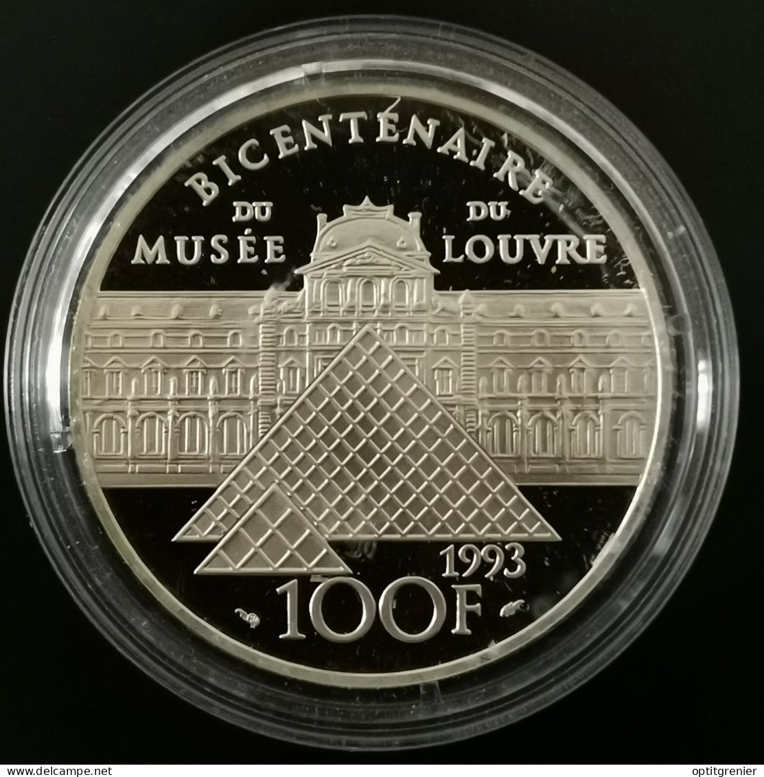 100 FRANCS ARGENT BE 1993 LOUVRE LA VICTOIRE DE SAMOTHRACE FRANCE / SANS COFFRET / PROOF SILVER - 100 Francs