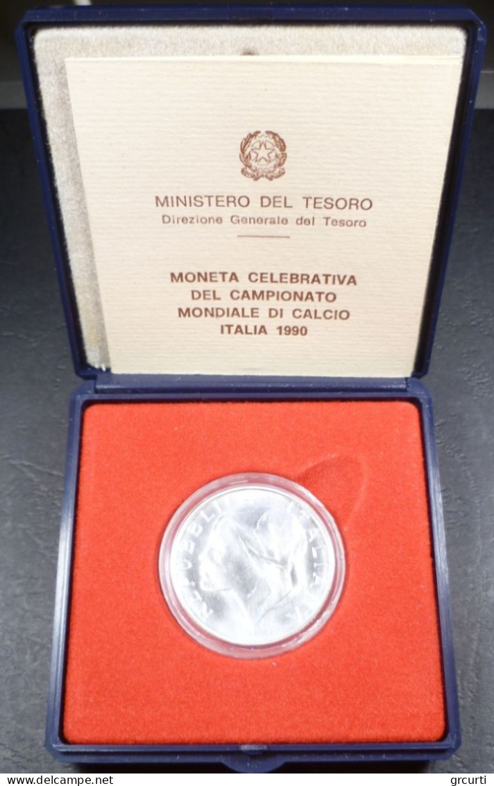 Italia - 500 Lire 1990 - XIV Coppa Del Mondo FIFA, “Italia '90” - II Emissione - Gig# 441 - KM# 136 - 500 Lire