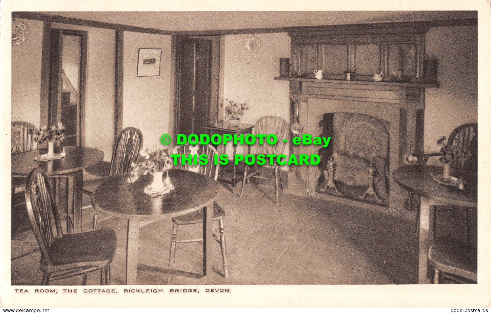 R513535 Devon. Tea Room. The Cottage. Bickleigh Bridge. The Misses Parsons. Prop - Monde