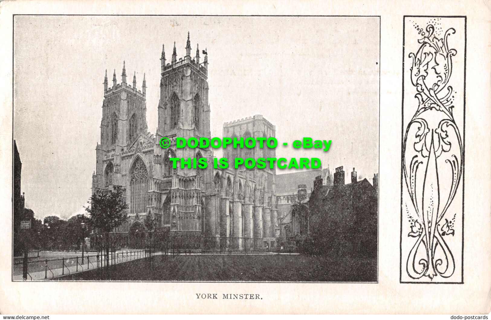 R513876 York Minster. Postcard - Monde