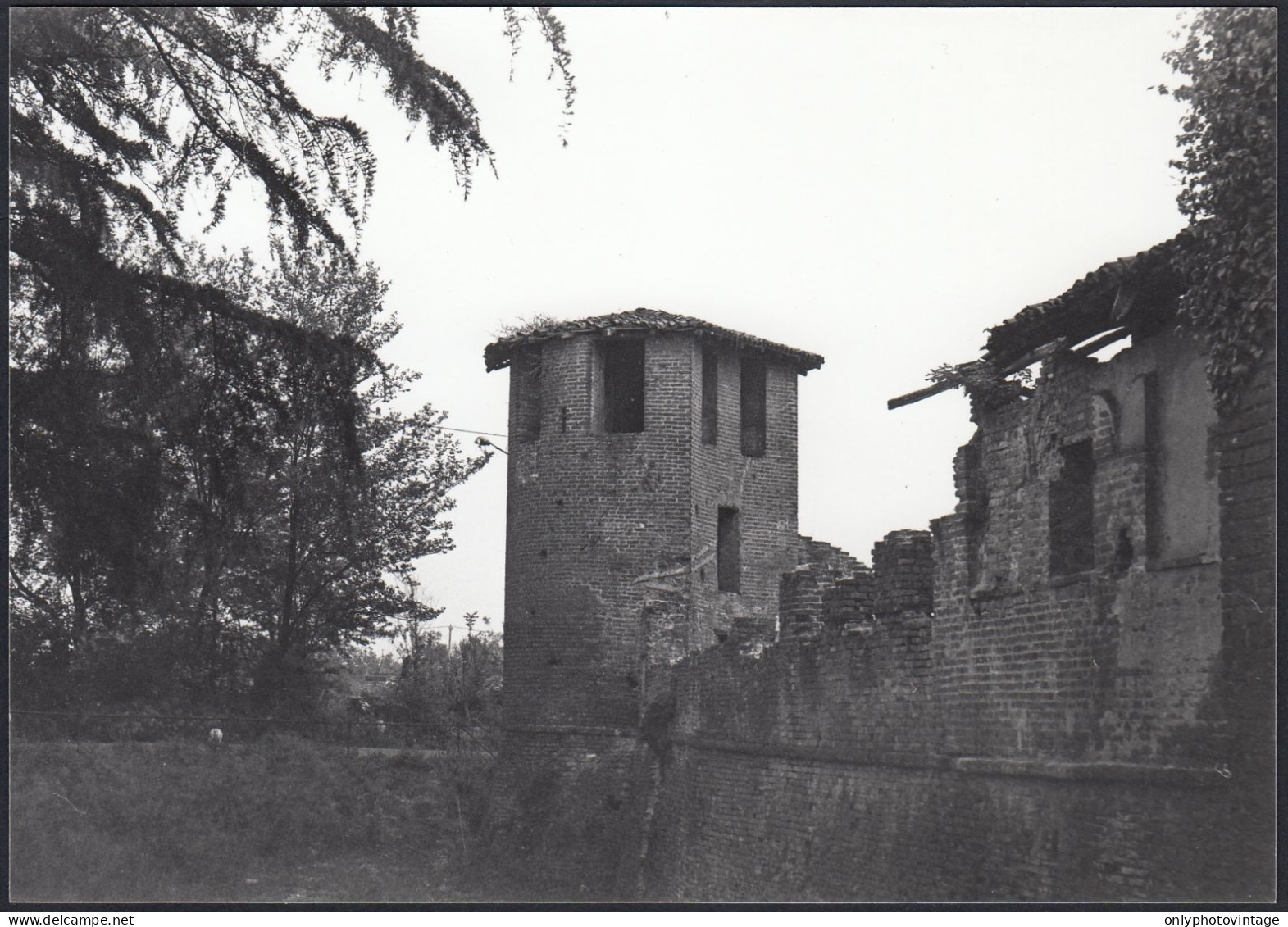 Legnano (MI) 1960 - Veduta Del Castello Visconteo - Vintage Photo - Foto - Orte