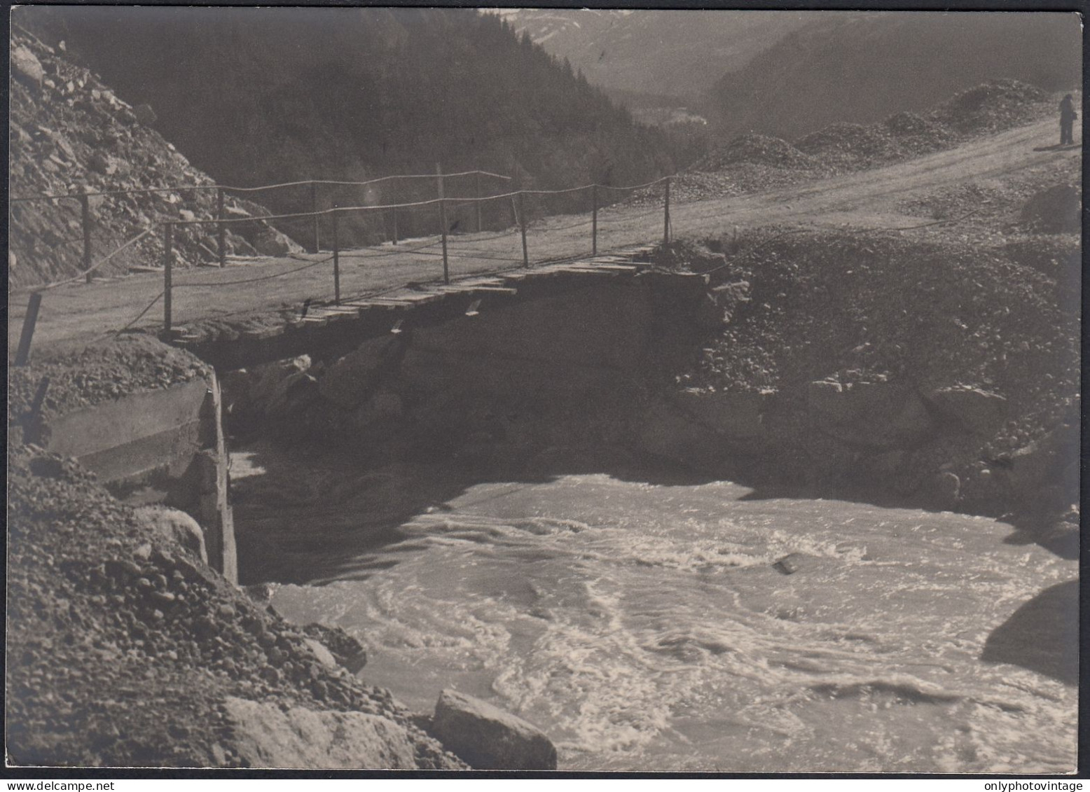 Valle D'Aosta 1960 - Veduta Pittoresca - Fotografia Epoca - Vintage Photo - Orte