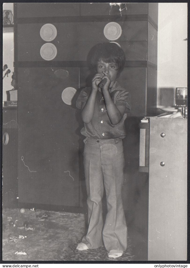 Legnano 1977 - Il Karaoke Casalingo - Fotografia D'epoca - Vintage Photo - Lieux