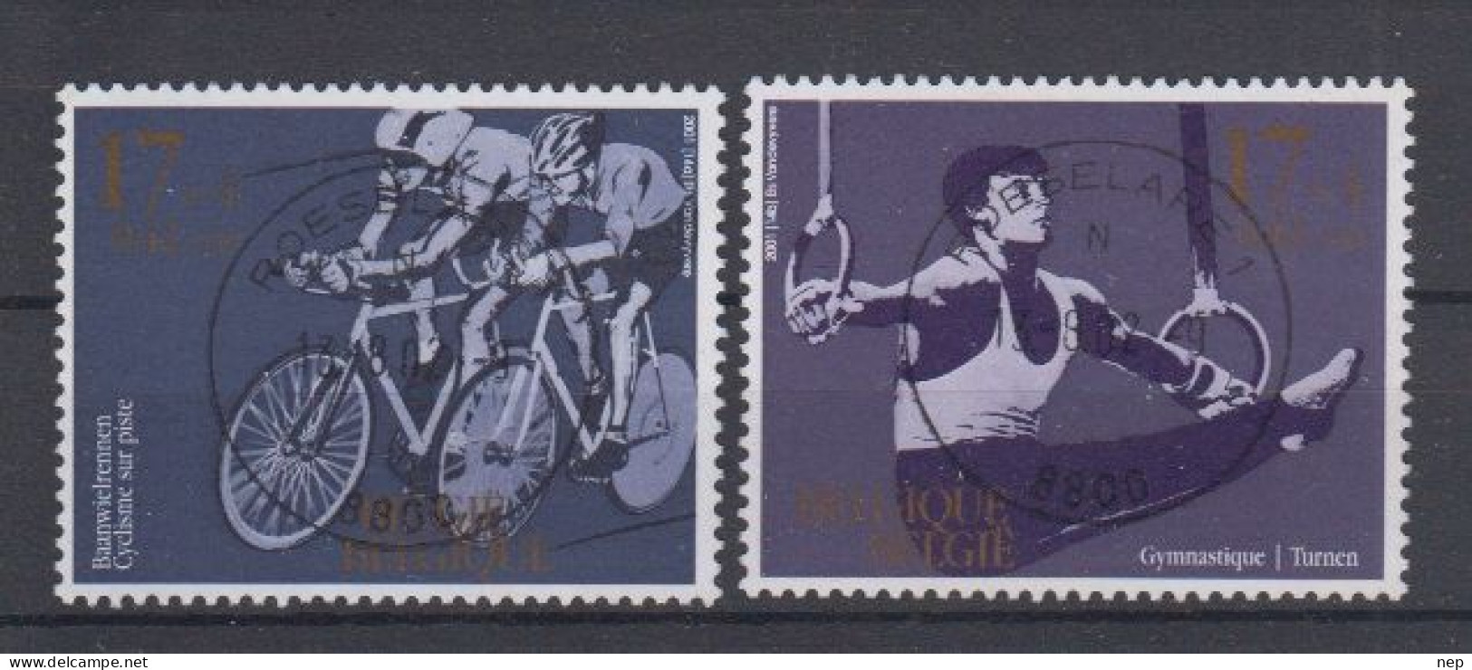 BELGIË - OPB - 2001 - Nr 3012/13 (ROESELARE) - Gest/Obl/Us - Gebraucht