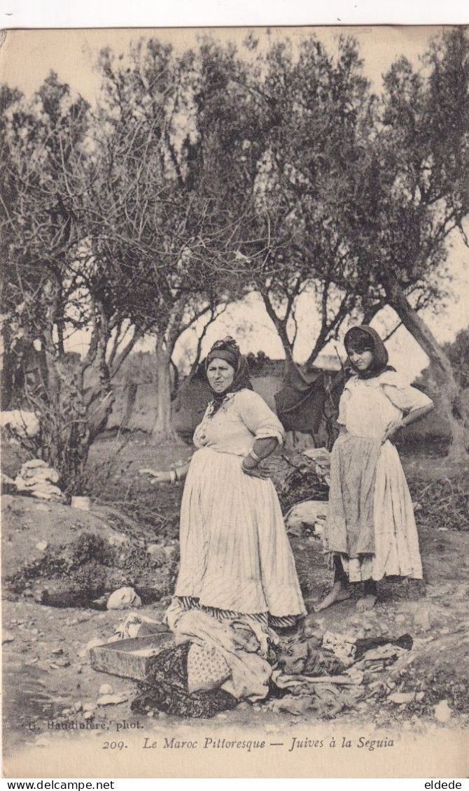 Juives à La Seguia Maroc Edit Baudinière  Laveuses . Jewish Washerwomen - Judaisme