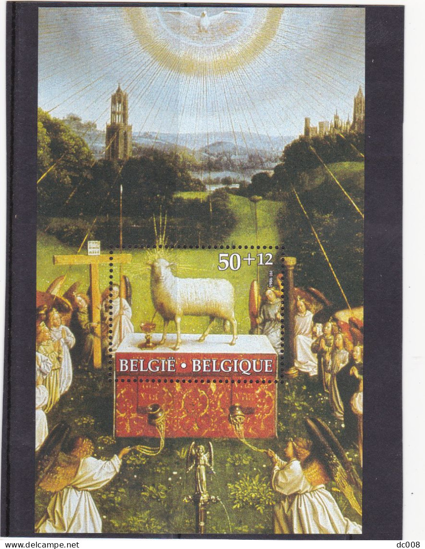 COB BL62 Het Lam Gods-L'Agneau Mystique-1985-MNH-postfris-neuf-10 Stuks/pieces - 1961-2001