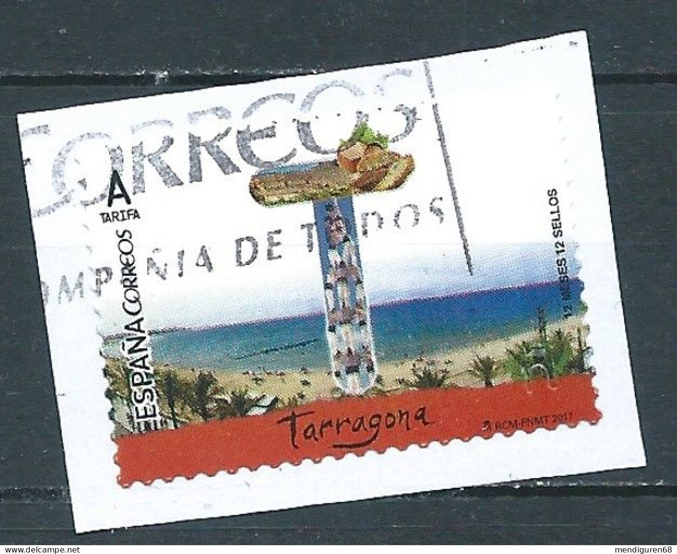 ESPAGNE SPANIEN SPAIN ESPAÑA 2017 12 MONTHS 12 STAMPS 12 MESES 12 SELLOS:TARRAGONA USED ED 5109 YT 4878 MI 5173 SC 4168 - Gebraucht