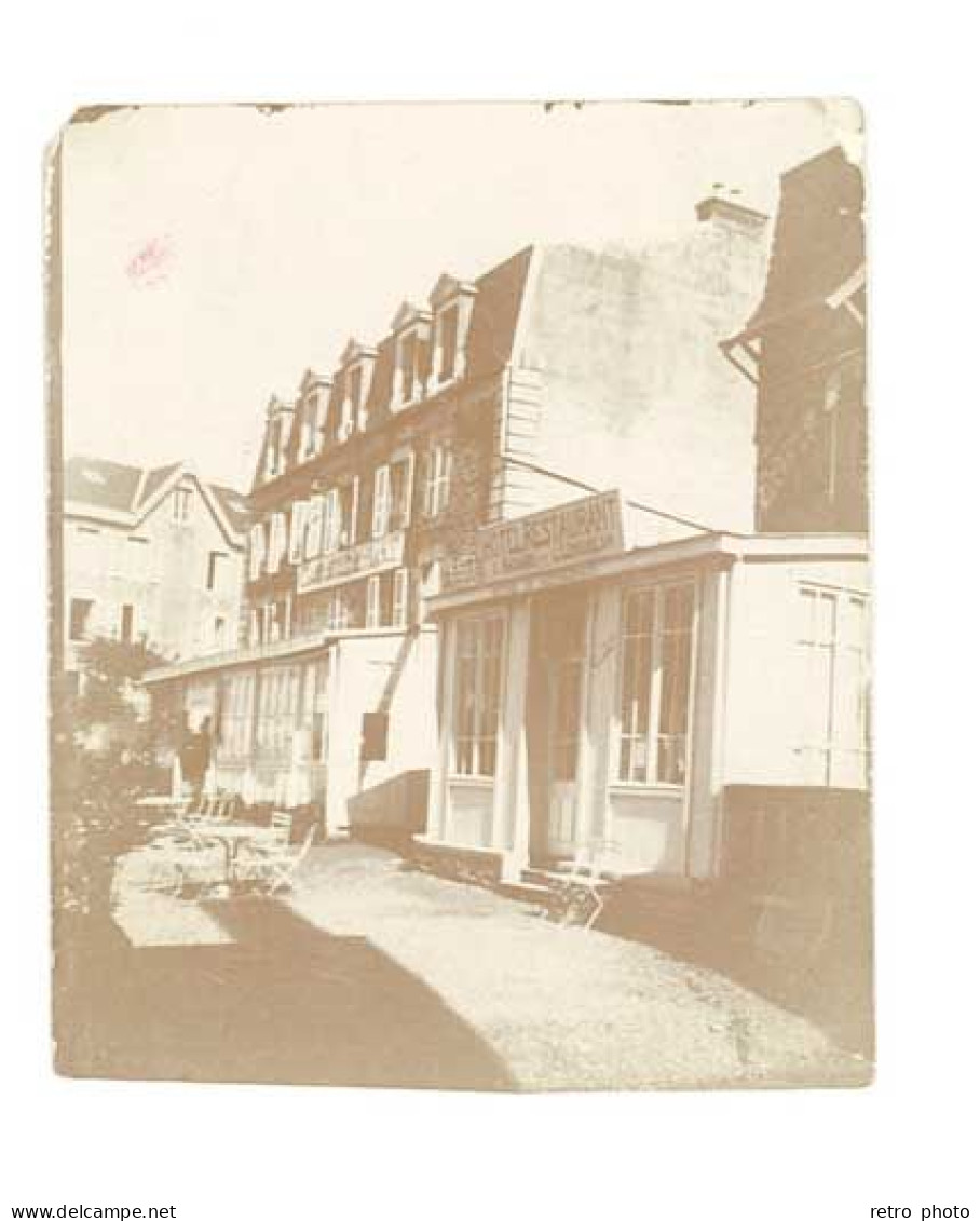 Photo Ancienne Saint Pair Sur Mer 1922 - Orte