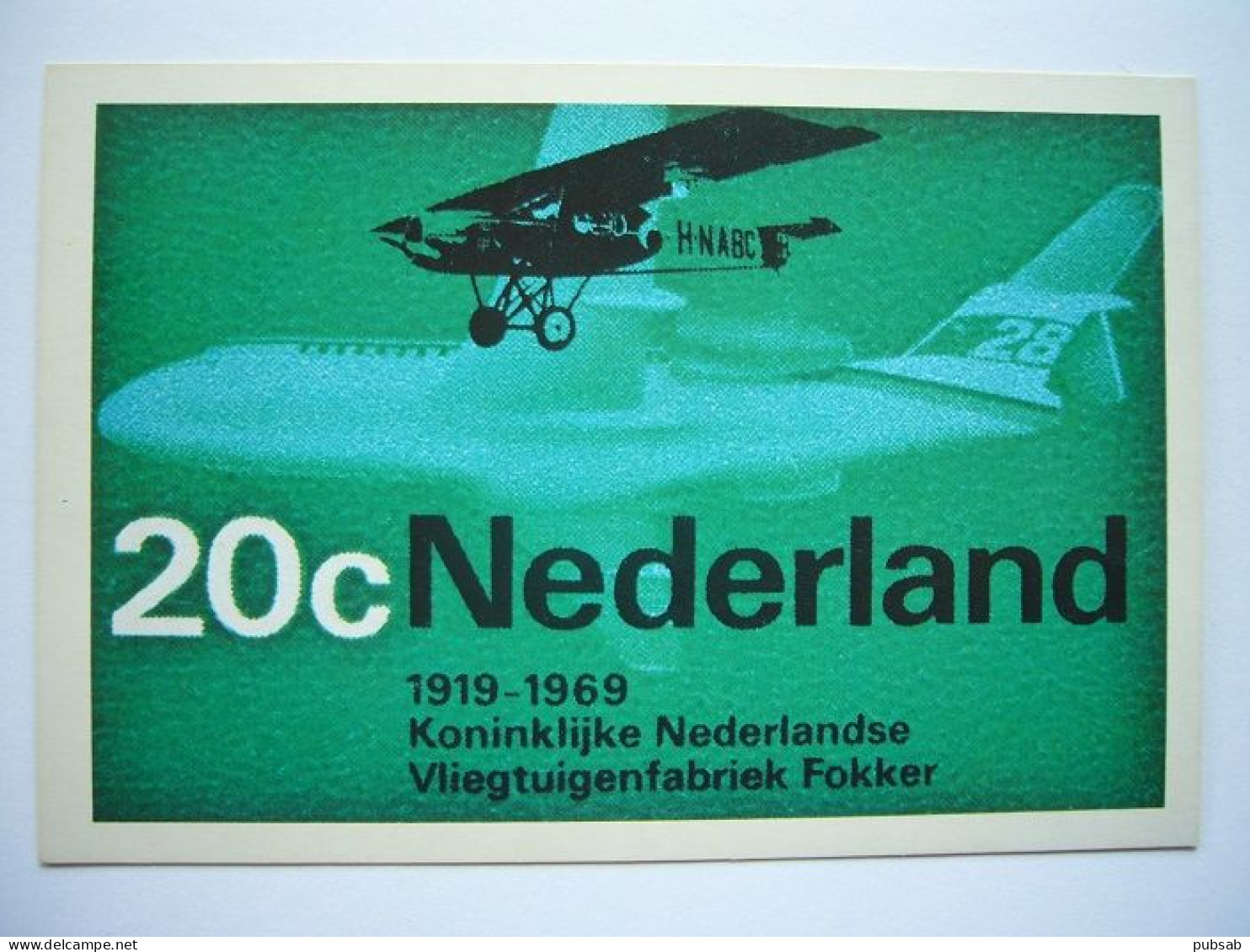 Avion / Airplane / FOKKER AIRCRAFT / Koninklijke Nederlandse Vliegtuigenfabriek Fokker - 1946-....: Ere Moderne