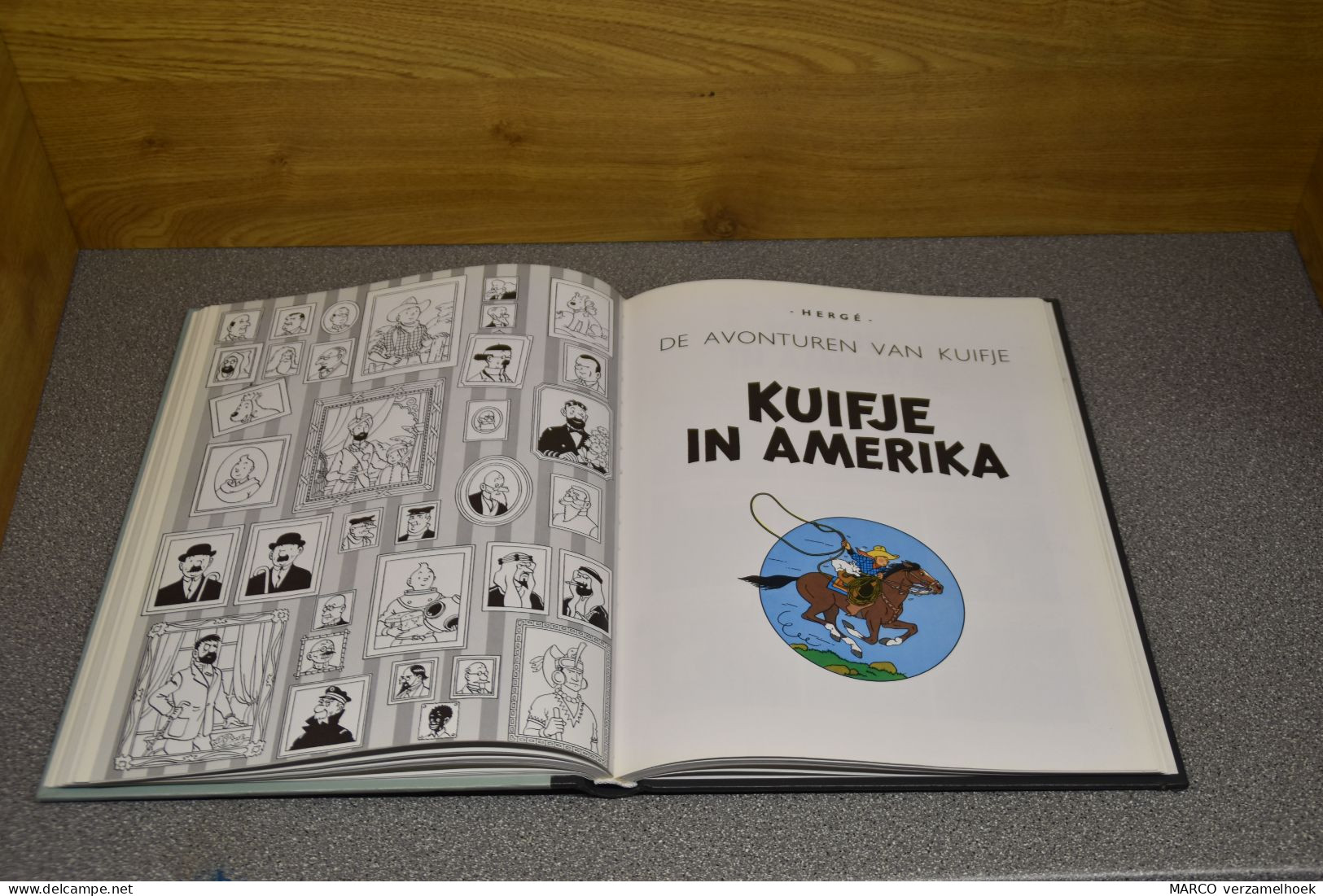 collectie KUIFJE hergé in afrika en in amerika 1990