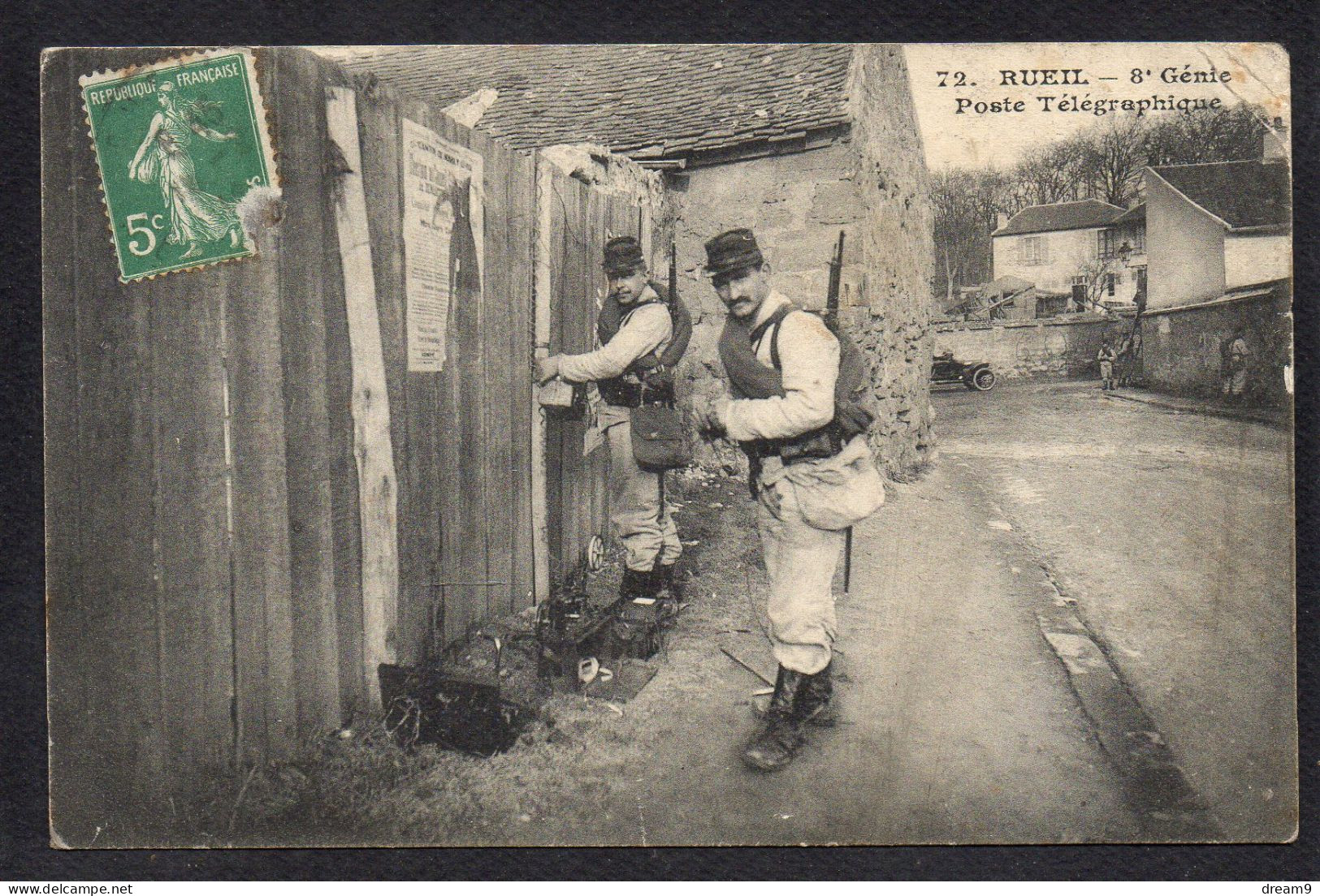 92 RUEIL - 8 éme Génie - Poste Télégraphique - Rueil Malmaison