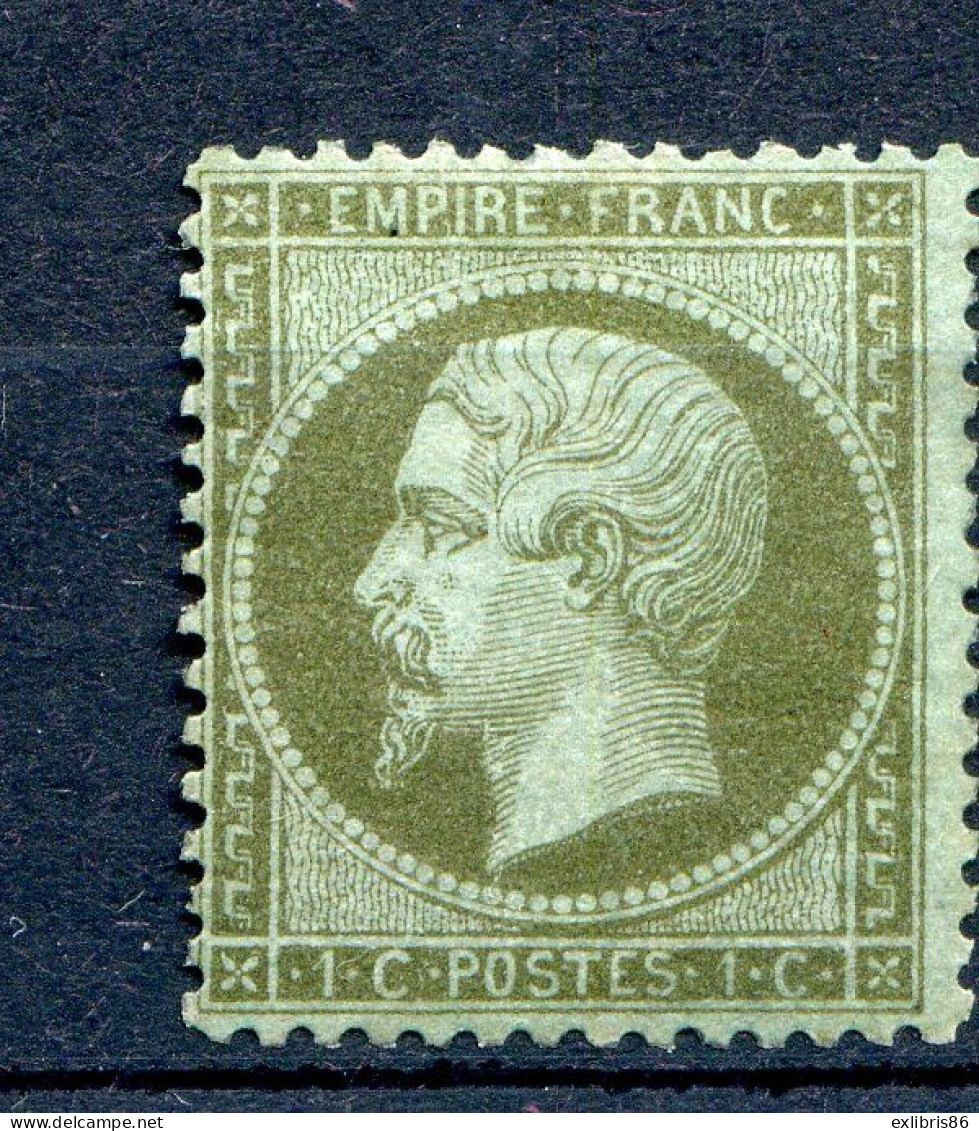 060524 TIMBRE FRANCE EMPIRE  N°  19     Neuf*    Coté 250€ - 1862 Napoleone III