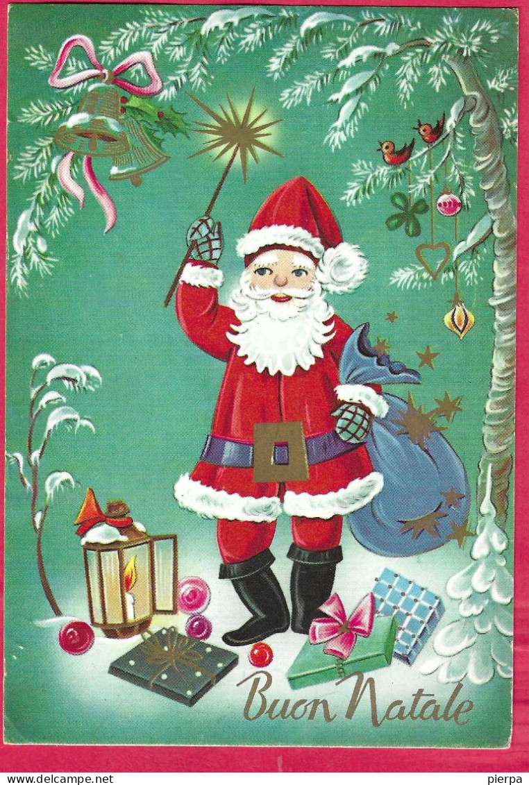 BUON NATALE - BABBO NATALE - EDIZ. CECAMI 4671 - VIAGGIATA 1968 - Santa Claus