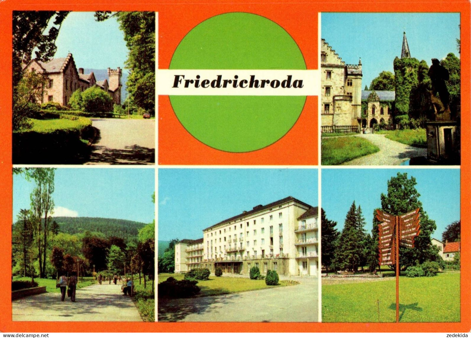H2450 - Friedrichroda - FDGB Heim Walter Ulbricht - Bild Und Heimat Reichenbach - Friedrichroda
