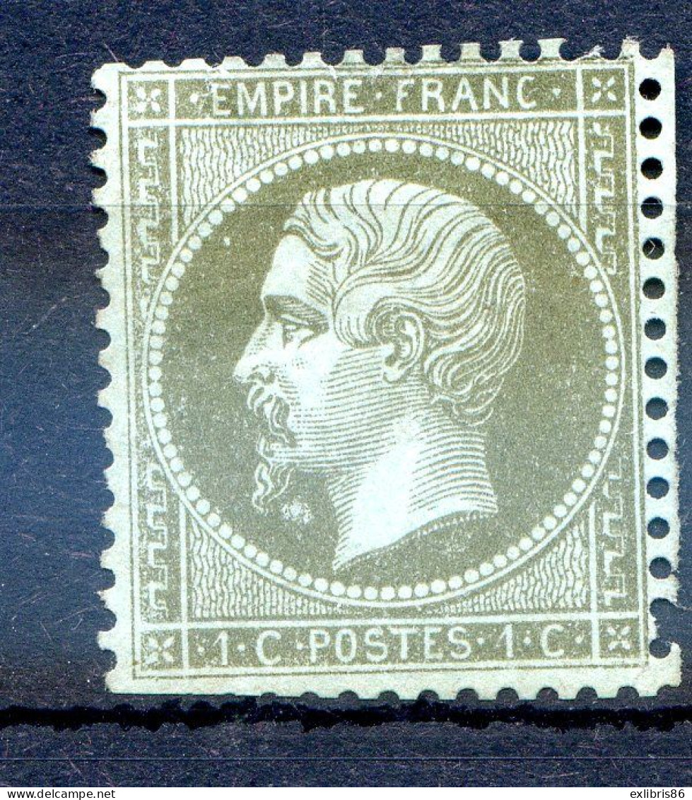 060524 FRANCE EMPIRE N° 19    Neuf Sans Gomme    , Défaut - 1862 Napoléon III
