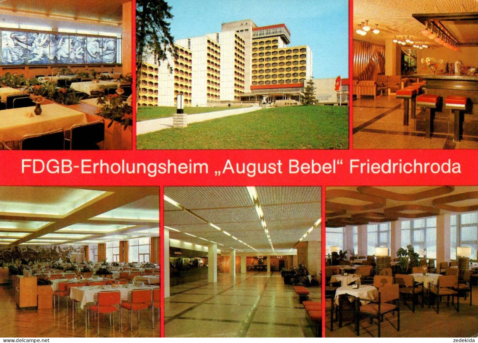 H2451 - Friedrichroda - FDGB Heim August Bebel Innenansicht - Bild Und Heimat Reichenbach - Friedrichroda