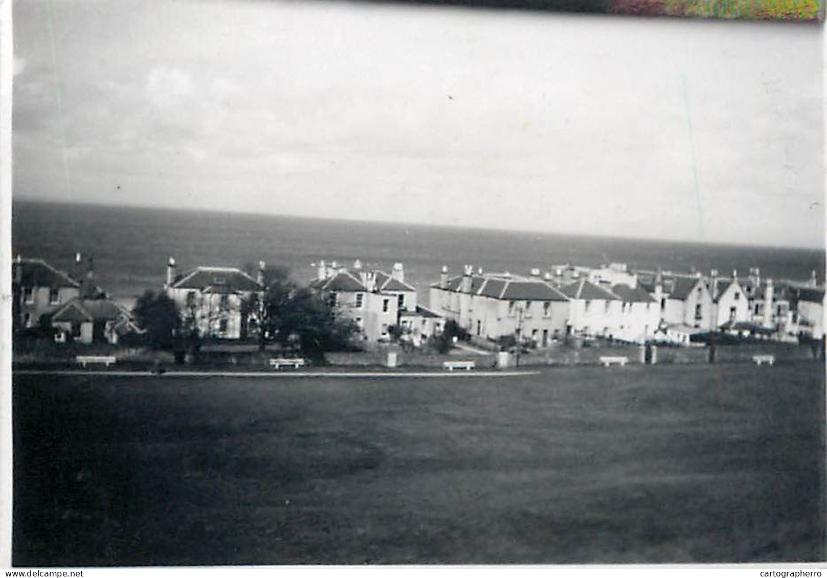 Places & Anonymous Persons Souvenir Photo Social History Format Ca. 6 X 9 Cm Seaside Villas - Anonymous Persons