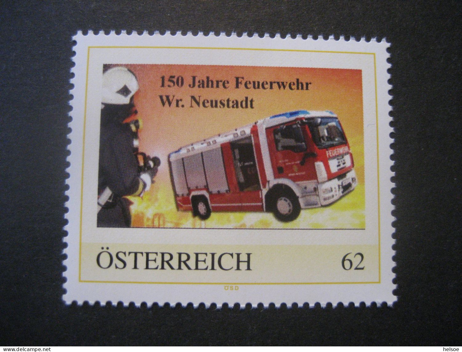 Österreich- PM Wiener Neustadt, 150 Jahre F.F. Wiener Neustadt Ungebraucht - Personnalized Stamps