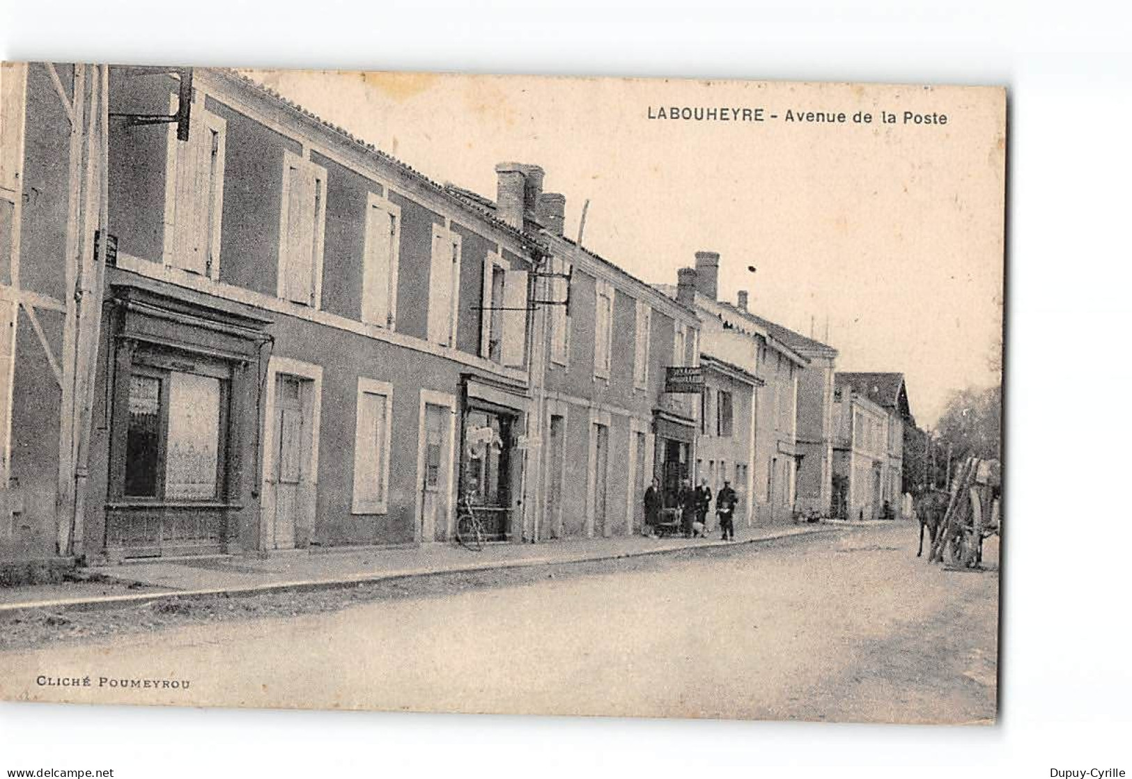 LABOUHEYRE - Avenue De La Poste - Très Bon état - Other & Unclassified