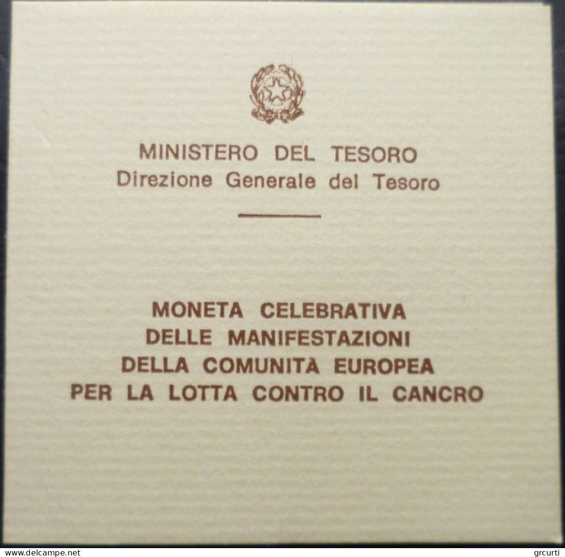 Italia - 500 Lire 1989 - Lotta Contro Il Cancro - Gig# 437 - KM# 131 - 500 Lire