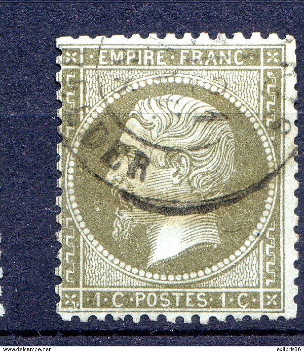 060524 FRANCE EMPIRE N° 19    Oblitéré - 1862 Napoléon III.