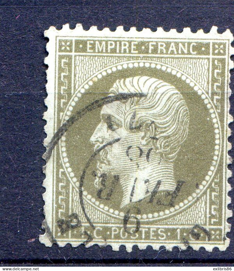 060524 FRANCE EMPIRE N° 19    Oblitéré - 1862 Napoléon III