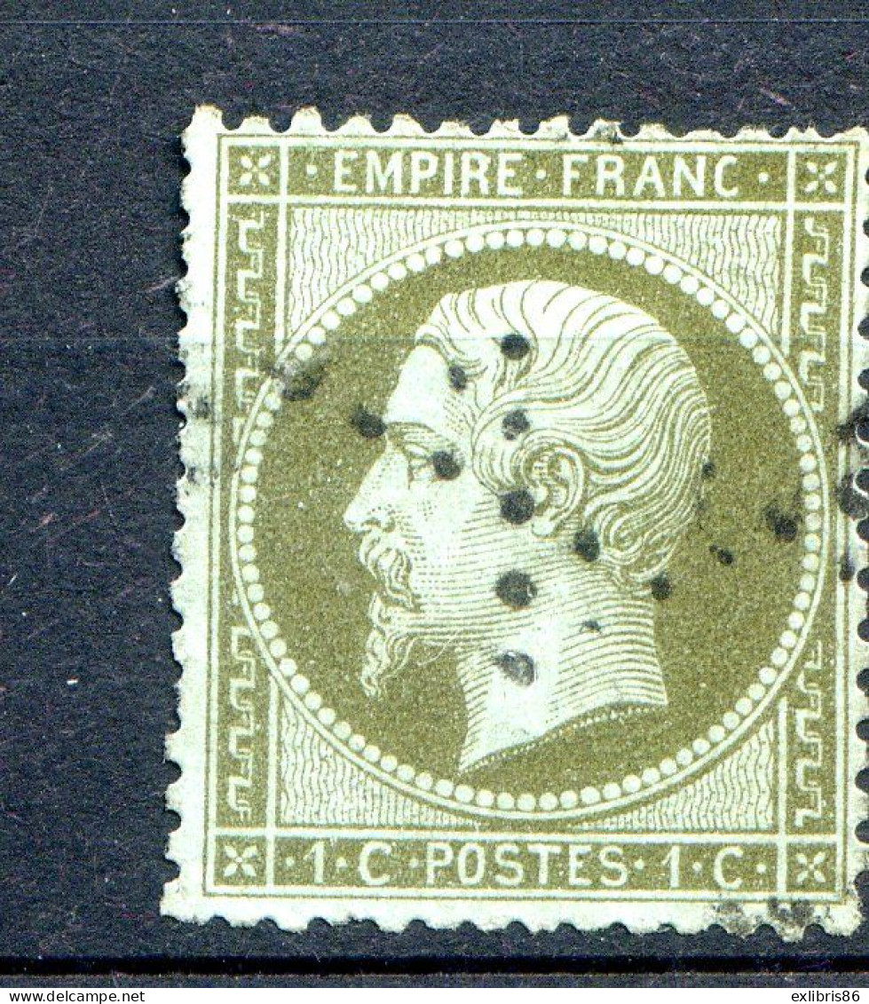 060524 FRANCE EMPIRE N° 19    Oblitéré - 1862 Napoleone III