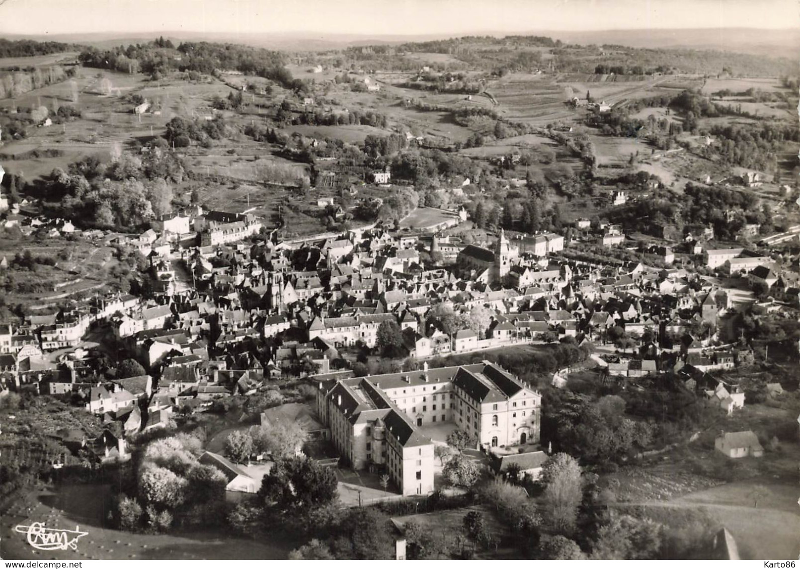 Sarlat * Vue Générale Aérienne Sur La Commune Et Collège St Joseph * école - Sarlat La Caneda